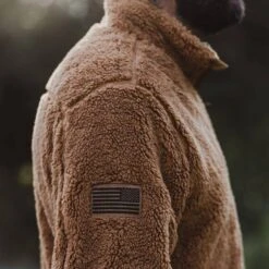 Men's Standard Issue Sherpa Fleece - Coyote -Fashion Trend Clothing Store BlankPoster 2000x2000 9 GS5684StandardIssueSherpaFleece Coyote