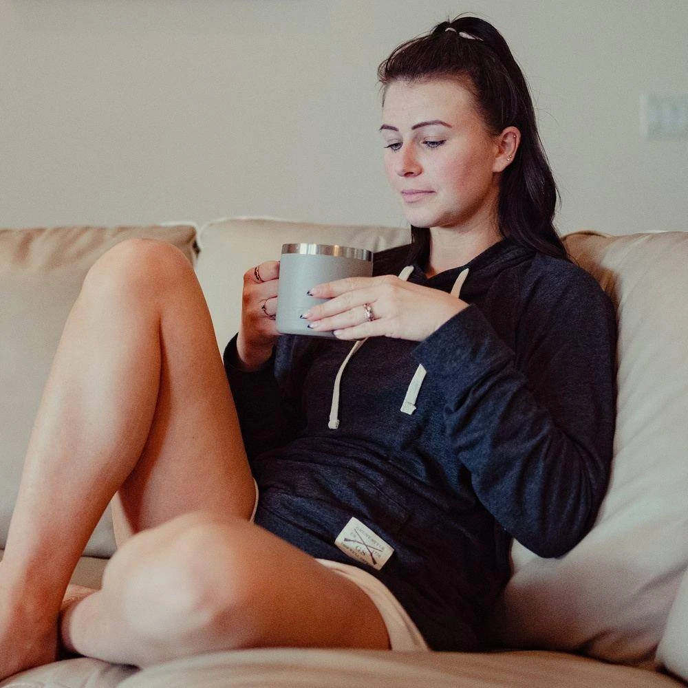 Hangover Hoodie - Heather Black 5 Hangover Hoodie - Heather Black - Image 3