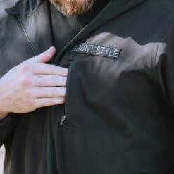 Garrison Hooded Windbreaker - Black -Fashion Trend Clothing Store BlankPoster 2000x2000 GS5411GarrisonHoodedWindbreaker Black 3 1