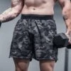 Men's Training Shorts - Black Camo 1 Men's Training Shorts - Black Camo -Fashion Trend Clothing Store BlankPoster 2000x2000 GS5582GSTrainingShortsMen s BlackCamo 2
