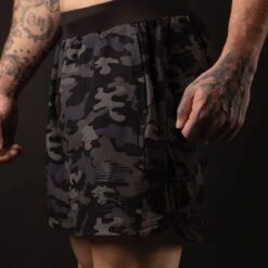 Men's Training Shorts - Black Camo 10 Men's Training Shorts - Black Camo -Fashion Trend Clothing Store BlankPoster 2000x2000 GS5582GSTrainingShortsMen s BlackCamo 5
