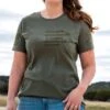 Women's Always Forward Relaxed Fit T-Shirt - Military Green -Fashion Trend Clothing Store BlankPoster 2000x2000 GS5627 GS5627AlwaysForwardWomen sRelaxedFitTee MilGreen