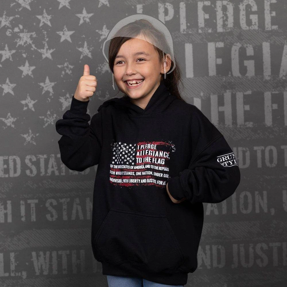 Youth Pledge Hoodie - Black 3 Youth Pledge Hoodie - Black