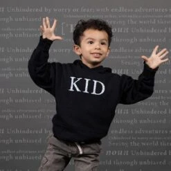 Youth Kid Defined Hoodie - Black -Fashion Trend Clothing Store BlankPoster 2000x2000 GS5695YouthKidDefinedHoodie Black 2