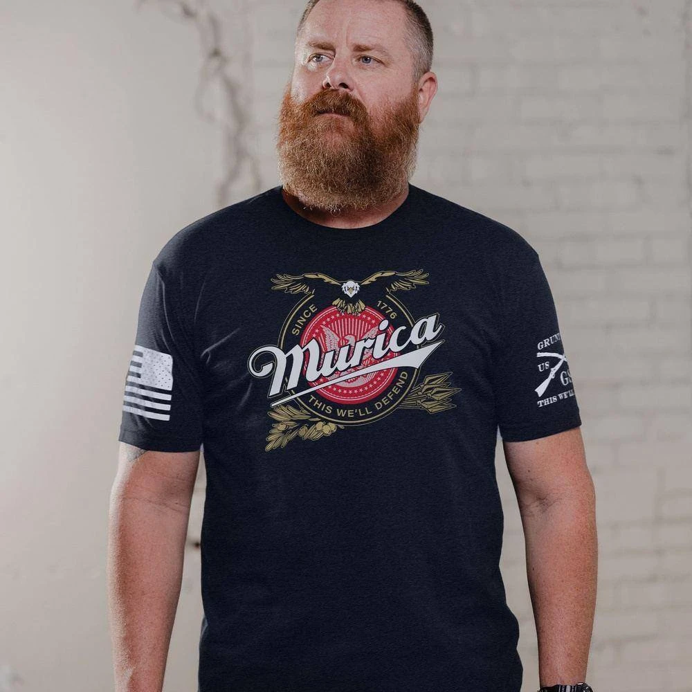 Murica Brewing T-Shirt - Midnight Navy 5 Murica Brewing T-Shirt - Midnight Navy - Image 3