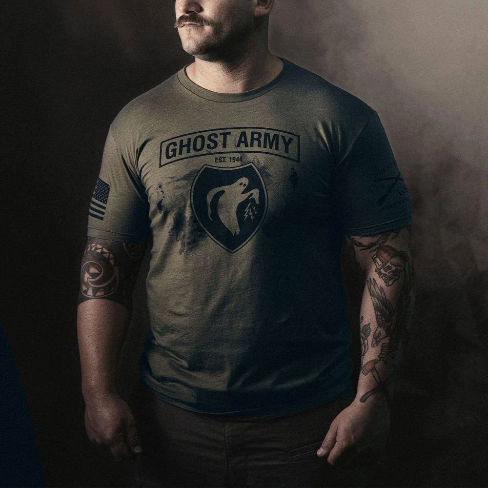 Ghost Army T-Shirt - Military Green 4 Ghost Army T-Shirt - Military Green - Image 2