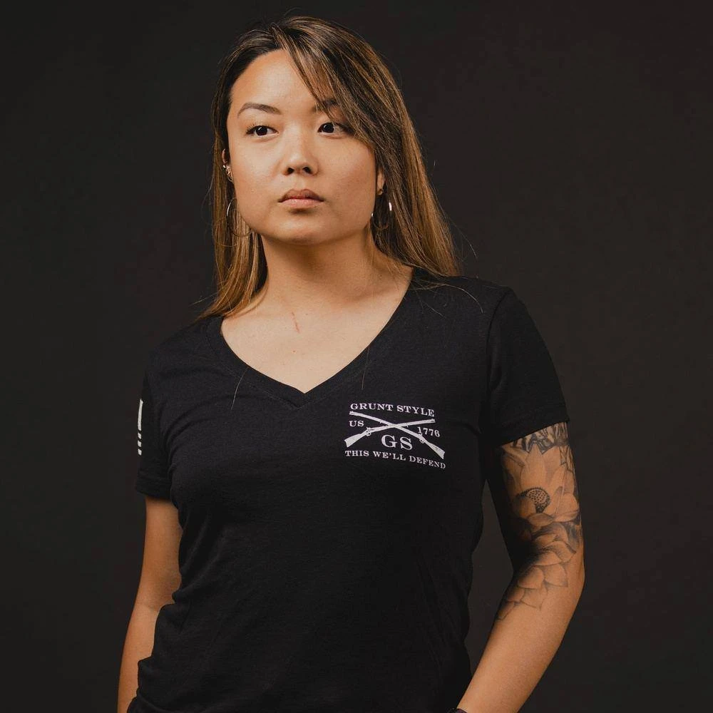 Women's Easy Rider V-Neck - Black 6 Women's Easy Rider V-Neck - Black - Image 4