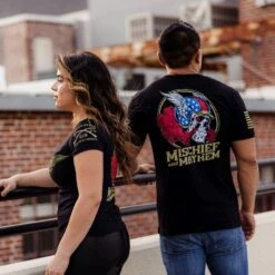 Mischief And Mayhem T-Shirt - Black -Fashion Trend Clothing Store BlankPoster 2000x2000 GS5777GS5778MischiefandMayhemPAIR