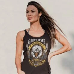 Women's Easy Rider Flowy Tank - Black