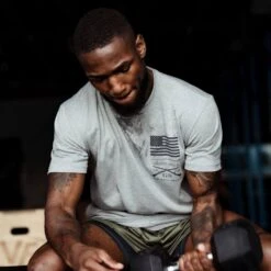 Defined By Discipline T-Shirt - Dark Heather Grey -Fashion Trend Clothing Store BlankPoster 2000x2000 copy11 DefinedByDiscipline Campaign3 GS5247