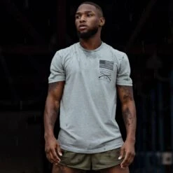 Defined By Discipline T-Shirt - Dark Heather Grey -Fashion Trend Clothing Store BlankPoster 2000x2000 copy13 DefinedByDiscipline Campaign3 GS5247