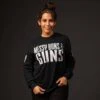 Women's Messy Buns & Guns Long Sleeve - Black -Fashion Trend Clothing Store BlankPoster 2000x2000 copy2GS5839Women sMessyBunsandGunsLS Black