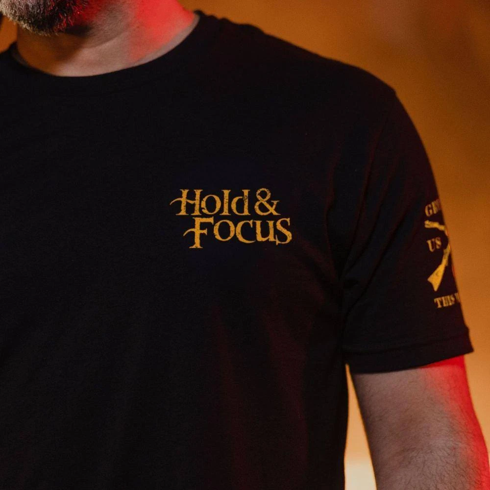 Hold And Focus T-Shirt - Black 4 Hold And Focus T-Shirt - Black - Image 2