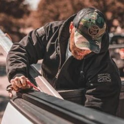 Men's Hooded Field Jacket - Black -Fashion Trend Clothing Store BlankPoster 2000x2000 copy3 GS4147 GruntStyleHoodedFieldJacket Black