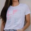 Women's Love Of Country Ombre T-Shirt - White -Fashion Trend Clothing Store BlankPoster 2000x2000 copy3 GS5426LoveofCountryOmbre White