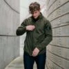 Men's Sweater Jacket - Military Green -Fashion Trend Clothing Store BlankPoster 2000x2000 copy4 GS4977 GruntStyleSweaterJacket MilitaryGreen