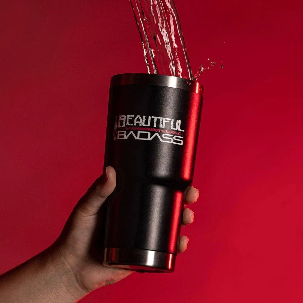 Accessories Beautiful Badass 20oz Tumbler - Black 5 Accessories Beautiful Badass 20oz Tumbler - Black - Image 3