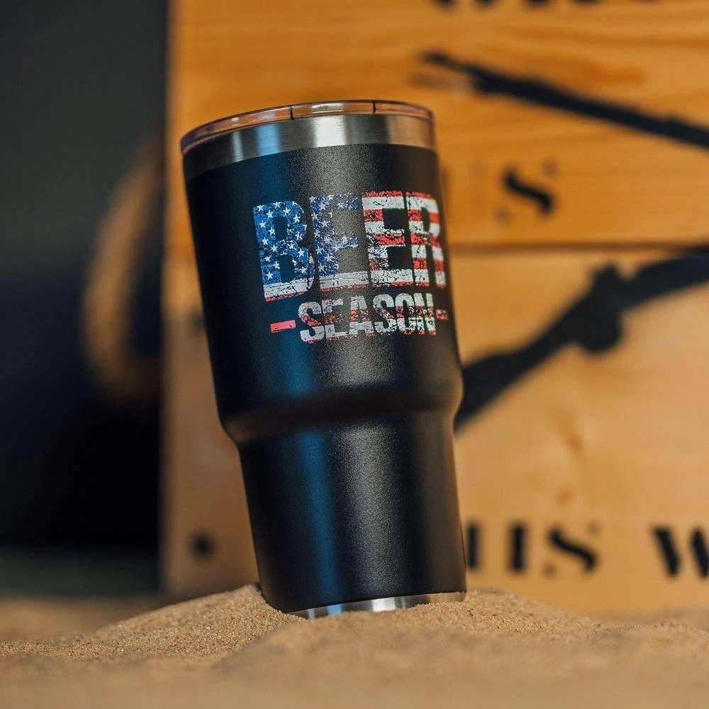 Accessories Beer Season 20oz Tumbler - Black 6 Accessories Beer Season 20oz Tumbler - Black - Image 4