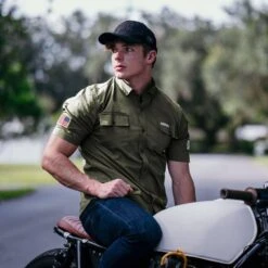 Built Tough Button Down Bundle - 2 Pack -Fashion Trend Clothing Store BlankPoster 2000x2000 copy8 GS5217 GruntStyleGarageButtonDown MilitaryGreen 1