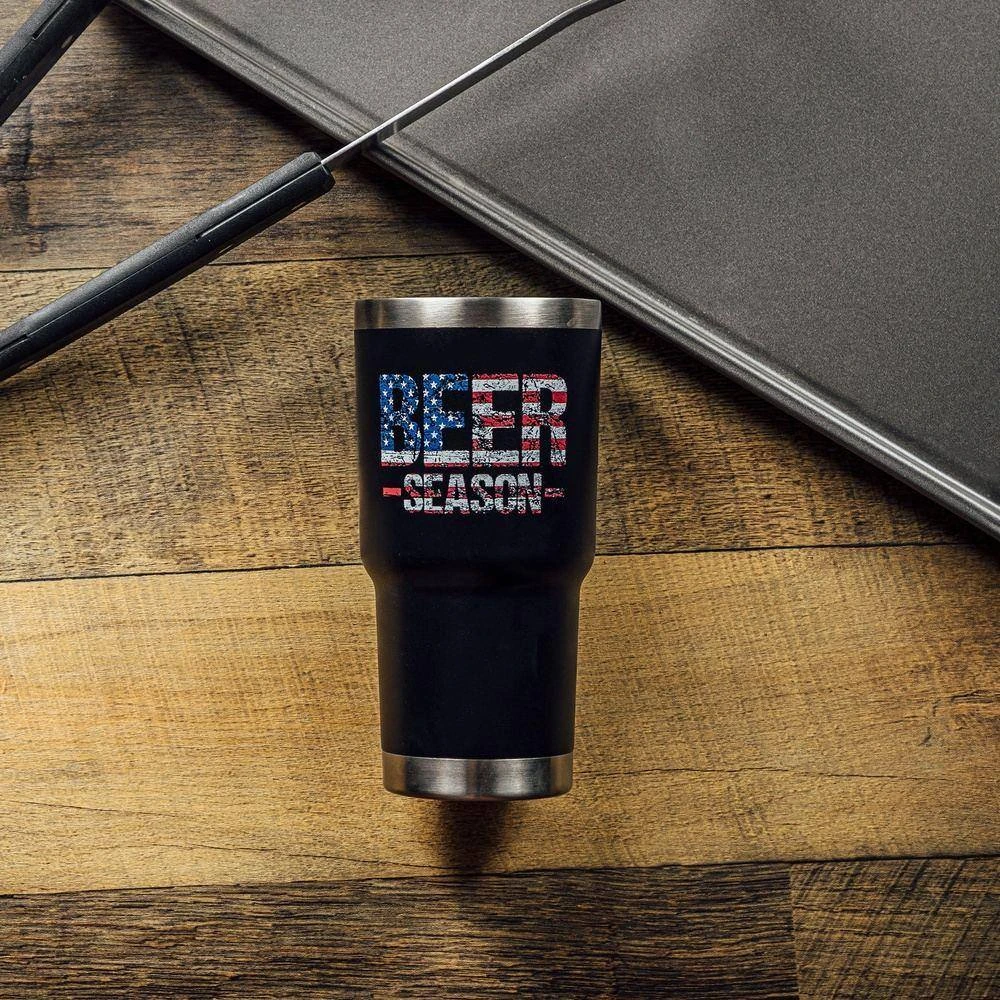 Accessories Beer Season 20oz Tumbler - Black 5 Accessories Beer Season 20oz Tumbler - Black - Image 3