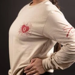 Women's Heart And Soul Of A Warrior Long Sleeve - Sand -Fashion Trend Clothing Store BlankPoster 2000x2000 copyGS5840HeartandSoulofaWarriorLS Sand