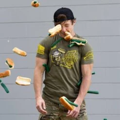 Green Weenies T-Shirt - Military Green 13 Green Weenies T-Shirt - Military Green -Fashion Trend Clothing Store BlankPoster 2000x2000 copyGS5905GreenWeenies MilGreen