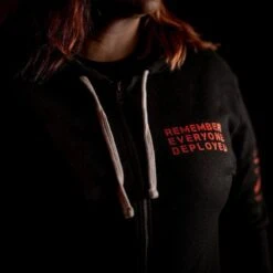 R.E.D. All Forces Premium Full Zip Hoodie - Black -Fashion Trend Clothing Store BlankPoster 2000x2000 copy GS5113 R.E.D.AllForcesPremiumFullZipHoodie Black min