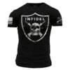 Infidel T-Shirt - Black 1 Infidel T-Shirt - Black -Fashion Trend Clothing Store GS1232 Infidel STANDARD WEB READY front