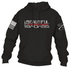 Women's Beautiful Badass Hoodie 2.0 - Black 7 Women's Beautiful Badass Hoodie 2.0 - Black -Fashion Trend Clothing Store GS1966 Beautiful Badass Hoodie 2.0 Revised