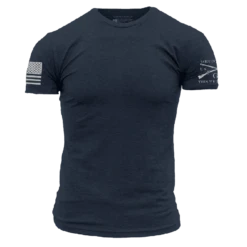 Standard Issue 3-Pack Core Basic T-Shirts - Patriot Pack -Fashion Trend Clothing Store GS2647 BasicCrew Navy Men s WEB READY Front