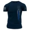 Blue Line Flag T-Shirt - Navy -Fashion Trend Clothing Store GS2755 Blue Line Flag WEB READY