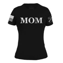 Women's Mom Defined T-Shirt - Black -Fashion Trend Clothing Store GS2782 Mom Defined WEB READY Front