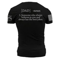 Dad Defined T-Shirt - Black -Fashion Trend Clothing Store GS2789 Dad Define WEB READY Back min