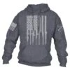 Rifle Flag 2.0 Hoodie- Dark Heather -Fashion Trend Clothing Store GS2858 RifleFlagHoodie2.0 DarkHeather WEB READYR1