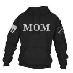 Women's Mom Defined Hoodie - Black 17 Women's Mom Defined Hoodie - Black -Fashion Trend Clothing Store GS2862 Mom Defined Hoodie WEB READY Front