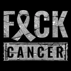 F*ck Cancer Throwback T-Shirt - Black -Fashion Trend Clothing Store GS2887 STANDARD WEB READY 2021 art
