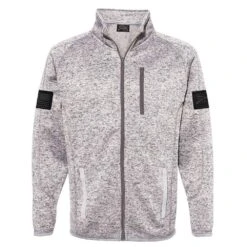 Men's Sweater Jacket - Heather Grey -Fashion Trend Clothing Store GS3568 STANDARD WEB READY