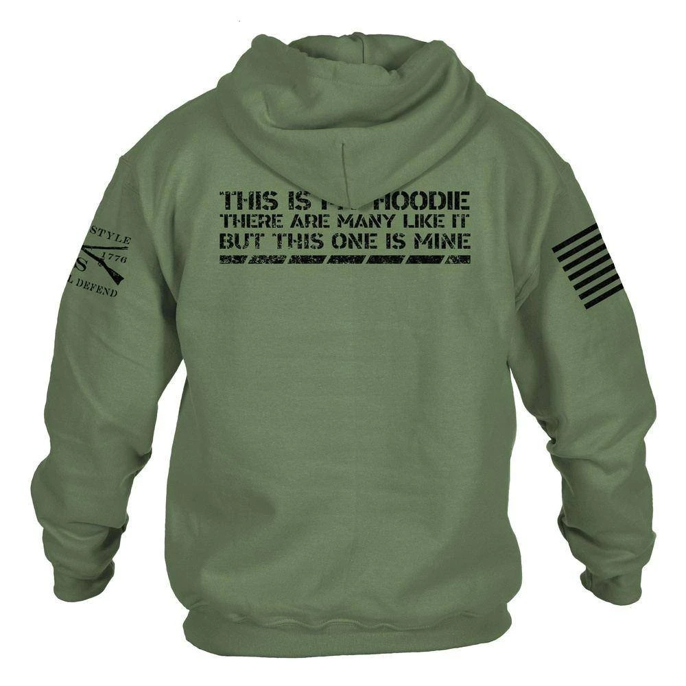 This Is My Hoodie Sweatshirt - Military Green 10 This Is My Hoodie Sweatshirt - Military Green - Image 8