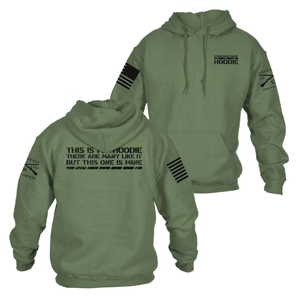 This Is My Hoodie Sweatshirt - Military Green 3 This Is My Hoodie Sweatshirt - Military Green