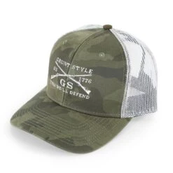 Accessories Camo Embroidered Logo Hat