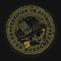 Patriot Seal T-Shirt - Black -Fashion Trend Clothing Store GS4263 STANDARD WEB READY 2021 backart