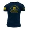 Blue Collar Badass T-Shirt - Midnight Navy -Fashion Trend Clothing Store GS4322 STANDARD WEB READY FRONT