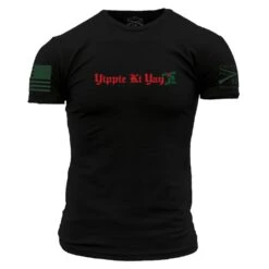Yippee Ki Yay 2.0 T-Shirt - Black -Fashion Trend Clothing Store GS4487 YippieKiYay 2 STANDARD WEB READY FRONT 2021