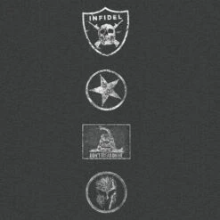 Patch Hoodie - Dark Heather -Fashion Trend Clothing Store GS4543 GruntStylePatchHoodie DarkHeather WEBREADYLSLEEVEART