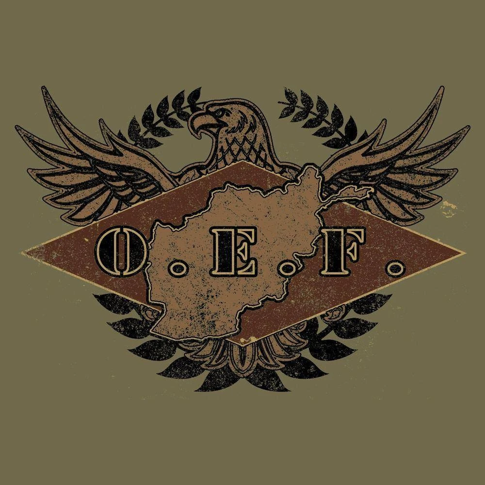 O.E.F. Veteran T-Shirt - Military Green 6 O.E.F. Veteran T-Shirt - Military Green - Image 4