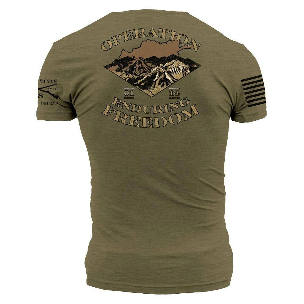O.E.F. Veteran T-Shirt - Military Green 7 O.E.F. Veteran T-Shirt - Military Green - Image 5