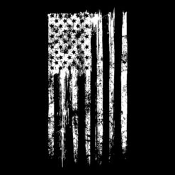 Veteran Flag T-Shirt - Black -Fashion Trend Clothing Store GS4755 STANDARD WEB READY backArt