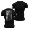 Veteran Flag T-Shirt - Black -Fashion Trend Clothing Store GS4755 STANDARD WEB READY both