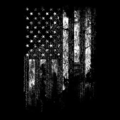 1776 Flag Hoodie - Black -Fashion Trend Clothing Store GS4767 1776FlagHoodie STANDARD WEB READY backArt