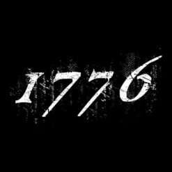1776 Flag Hoodie - Black -Fashion Trend Clothing Store GS4767 1776FlagHoodie STANDARD WEB READY frontArt